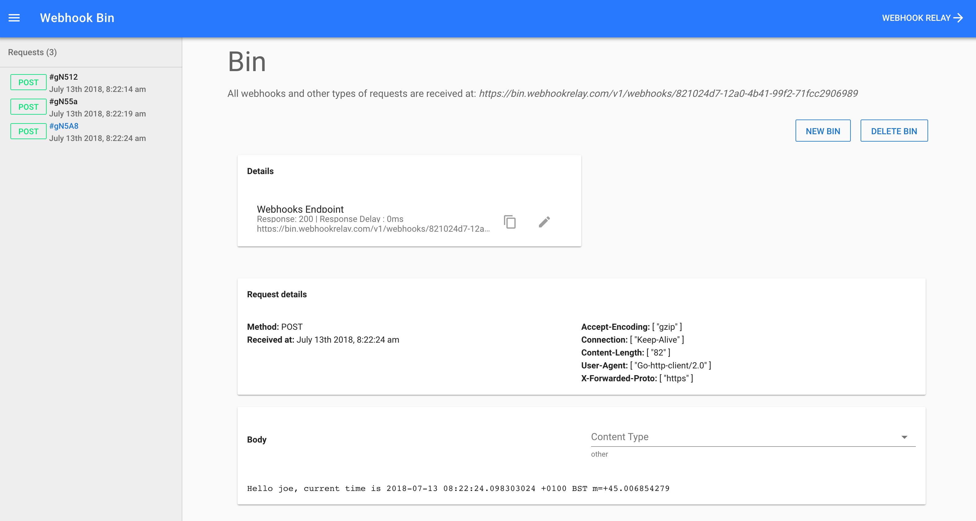 webhooks bin webhooks bin
