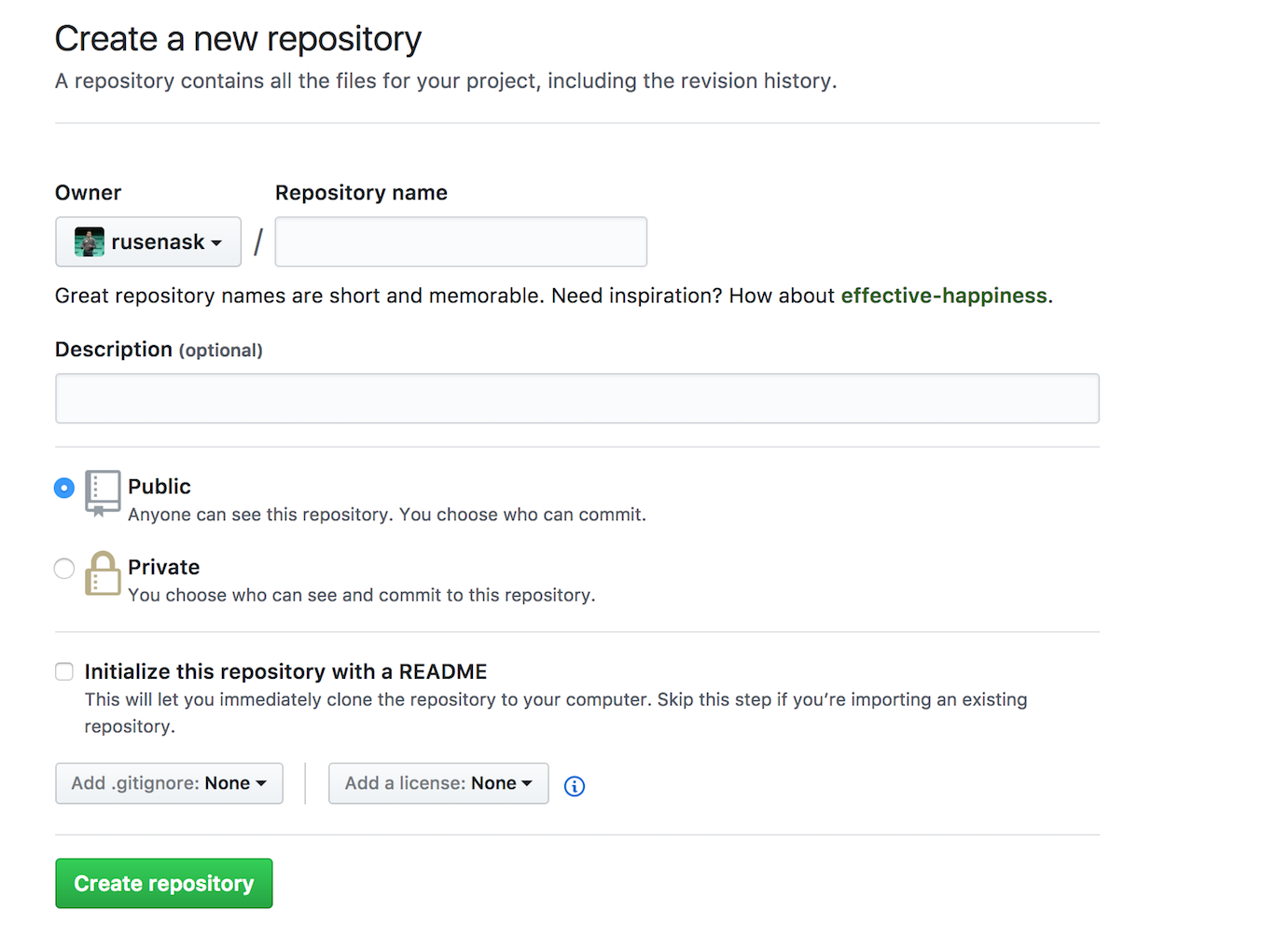 creating new github repo creating new github repo