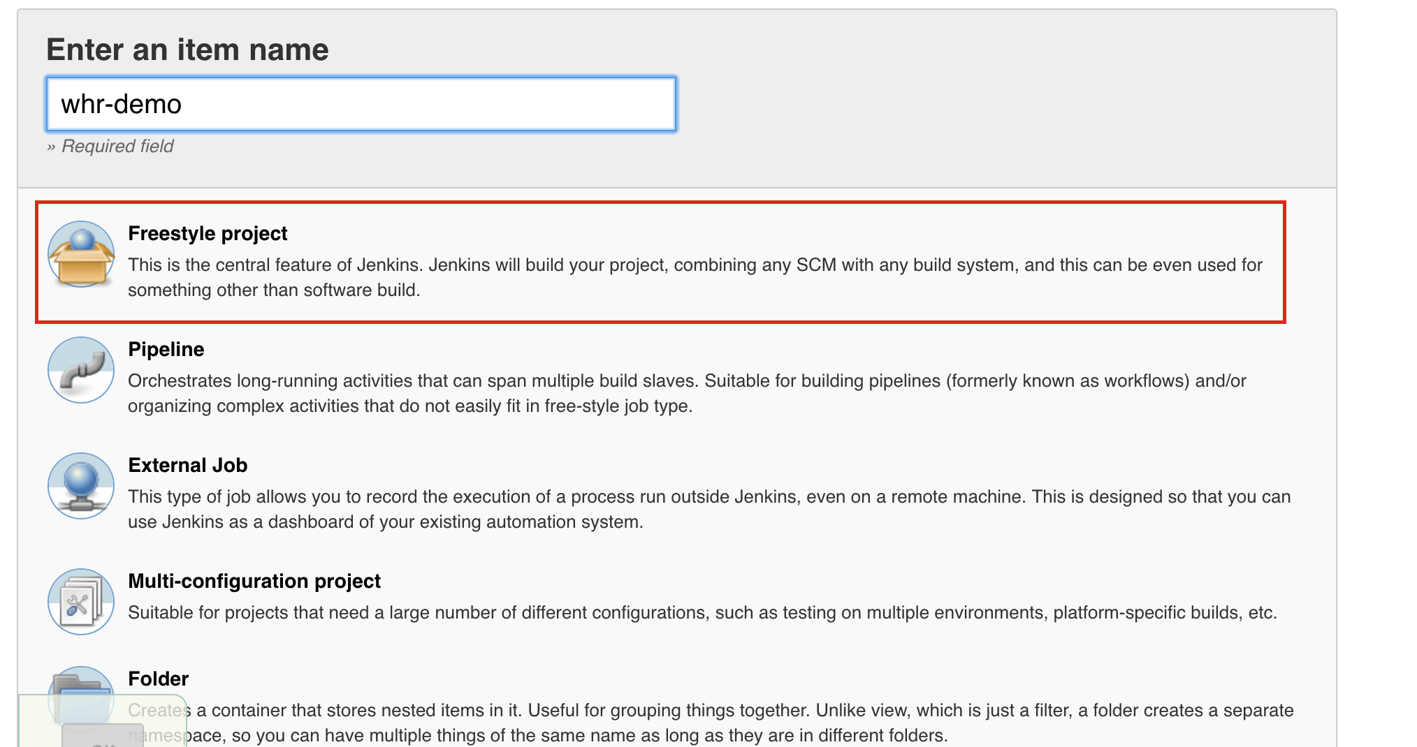 jenkins create job jenkins create job
