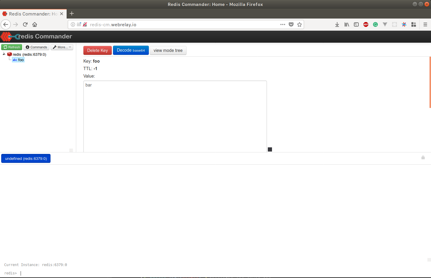 Redis commander Redis commander