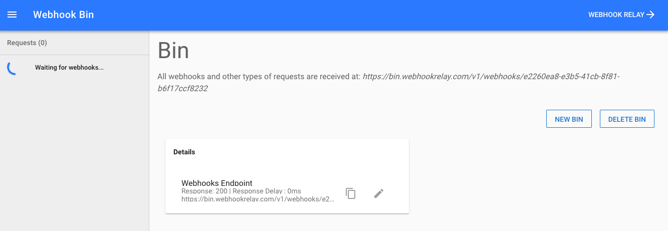 webhook bin webhook bin