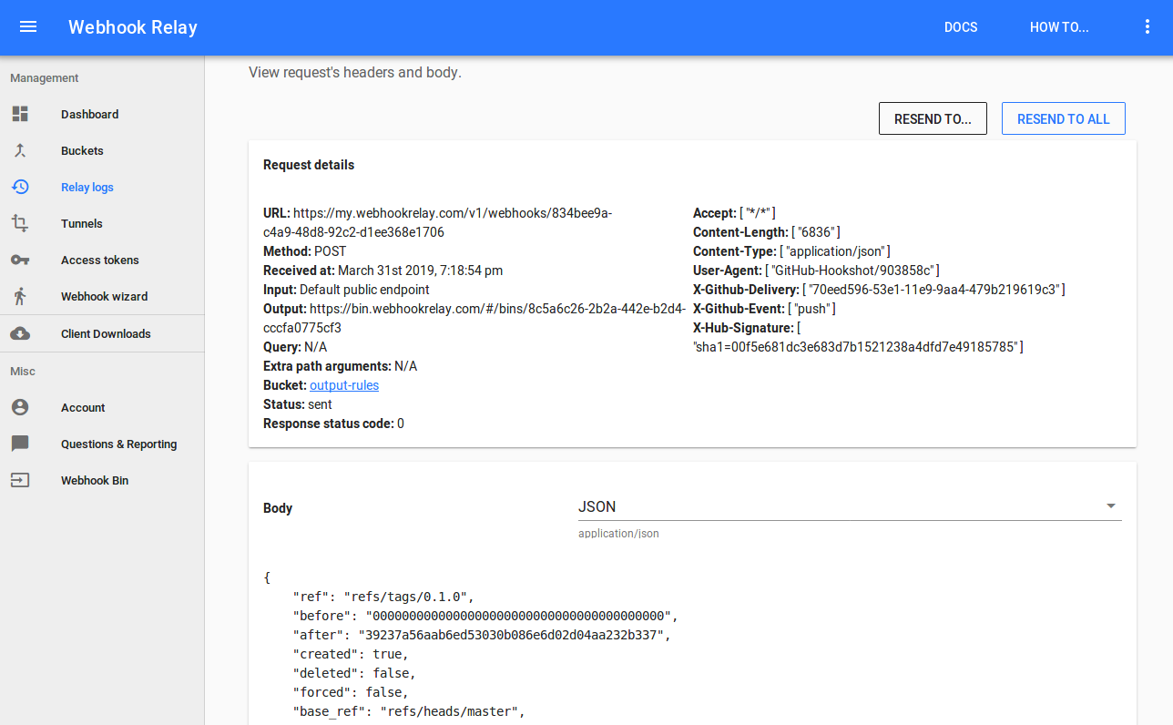 github tag webhook details github tag webhook details