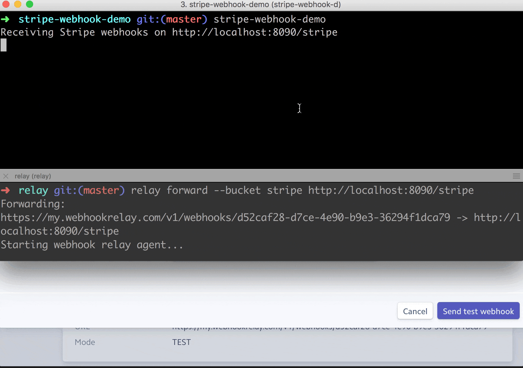 getting webhooks on localhost getting webhooks on localhost