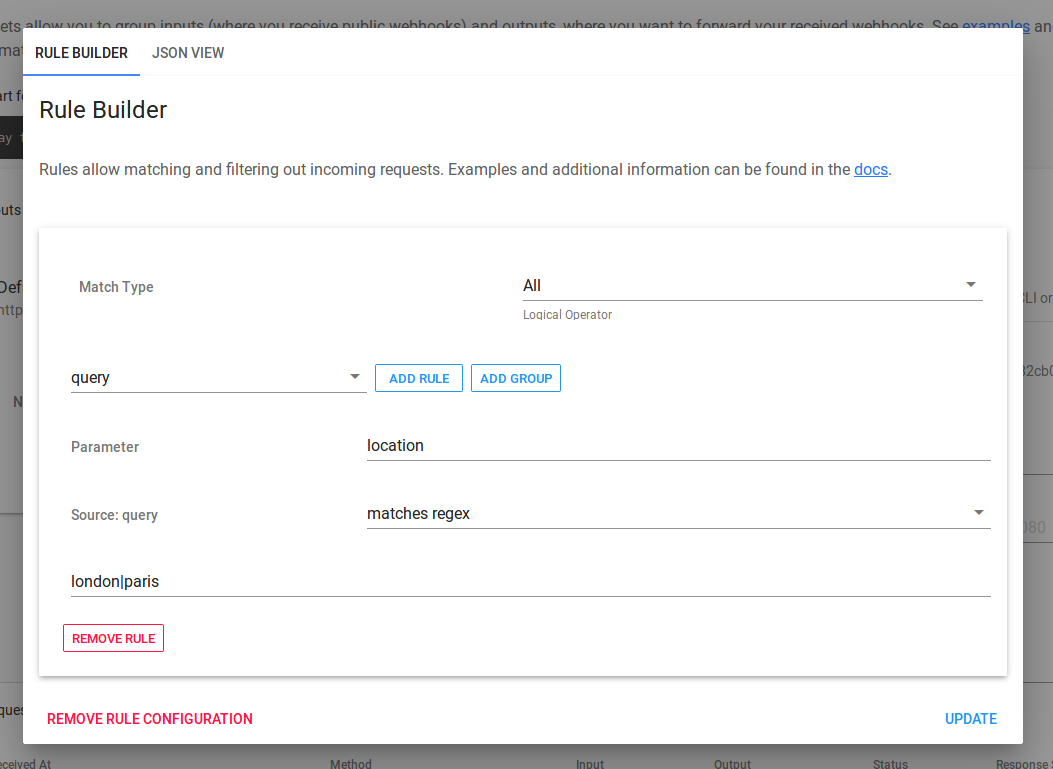 Configure URL match based on regular expression Configure URL match based on regular expression