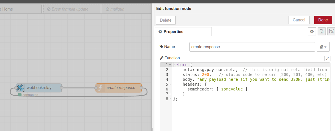 func response flow func response flow