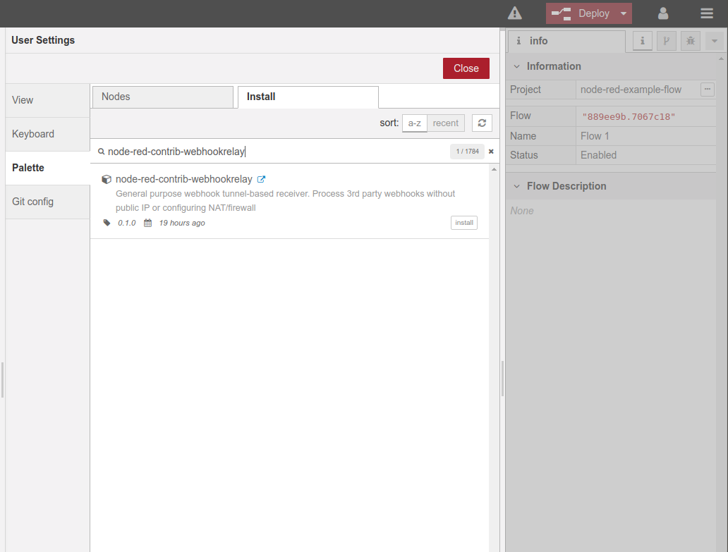 install node-red-contrib-webhookrelay node install node-red-contrib-webhookrelay node