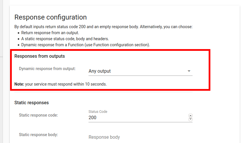 select response select response