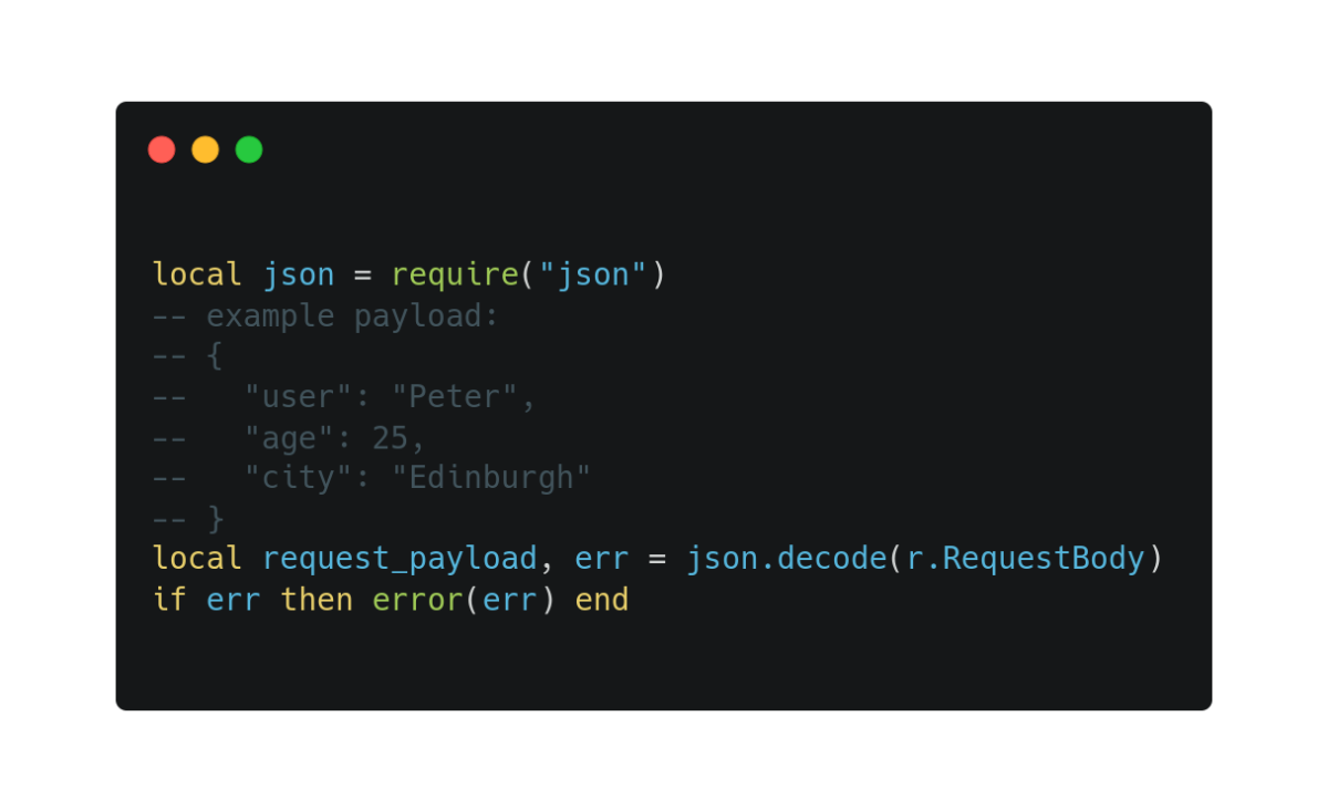 JSON encoding and decoding