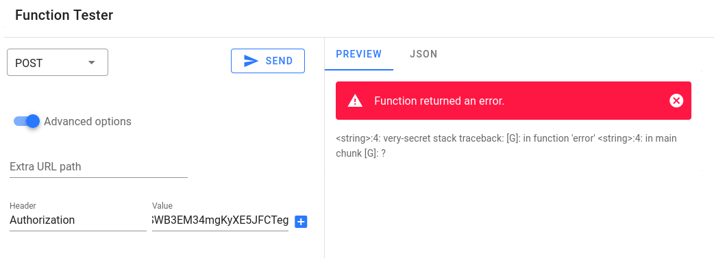 Failed authentication on webhook Failed authentication on webhook
