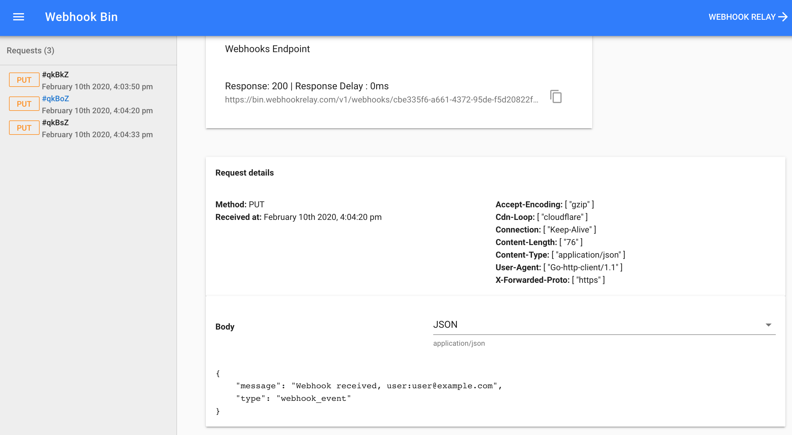 Manipulate webhook request body