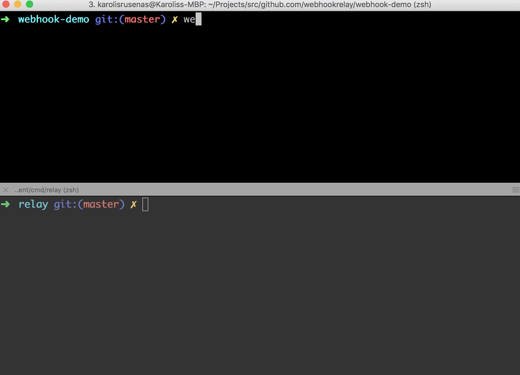 webhook forward webhook forward