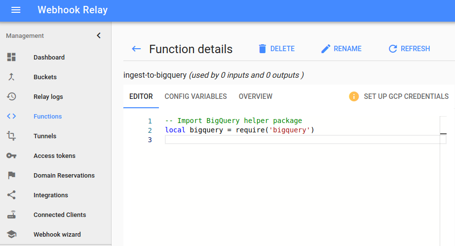 Configure GCP credentials Configure GCP credentials