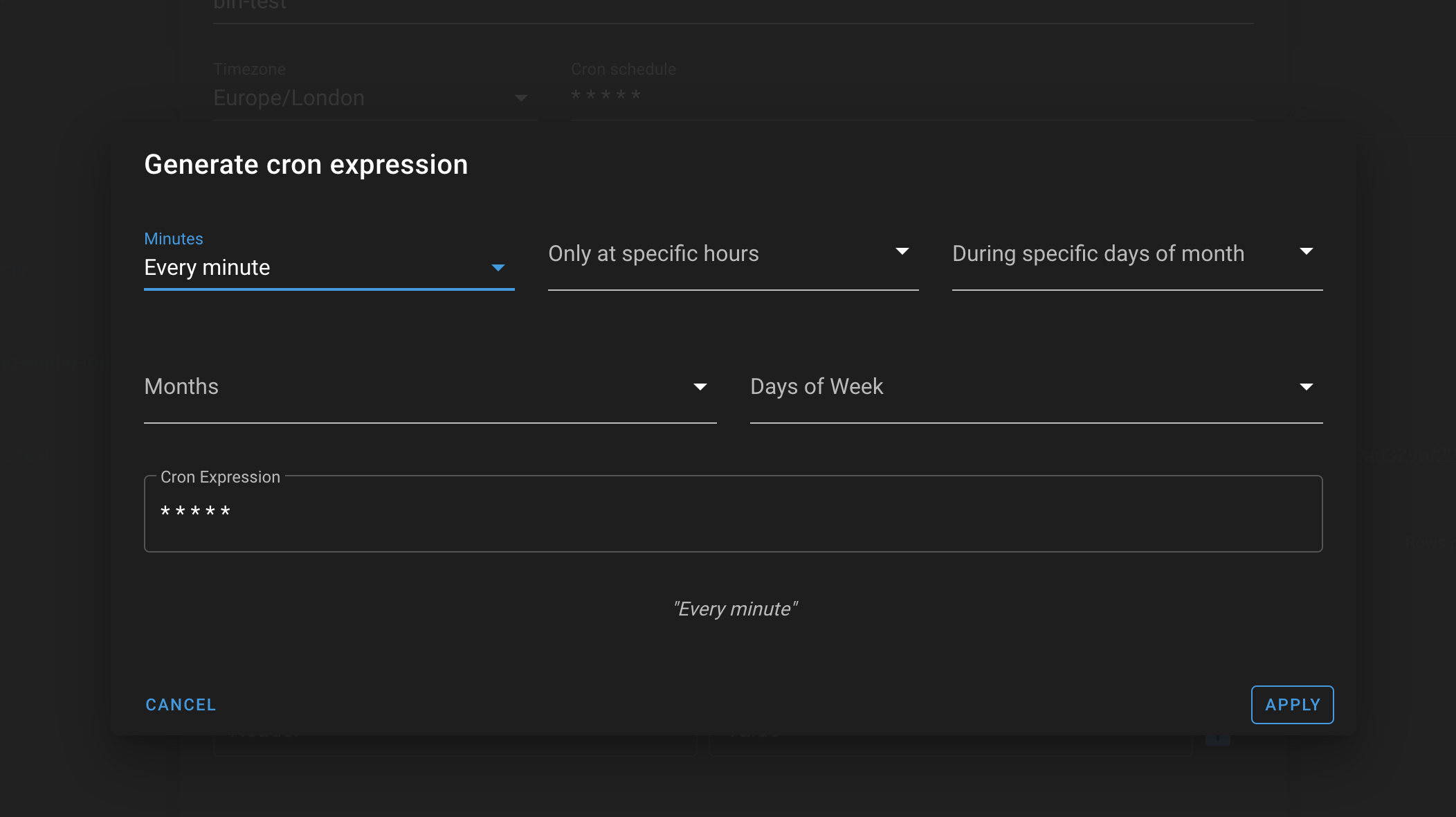 Custom generator Custom generator